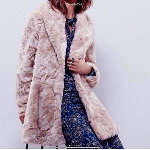 Free People faux fur coat